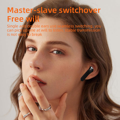 2024 New Version True Wireless Bluetooth Earbuds, In-Ear Headphones with Charging Case, Model 7, Compatible with Apple