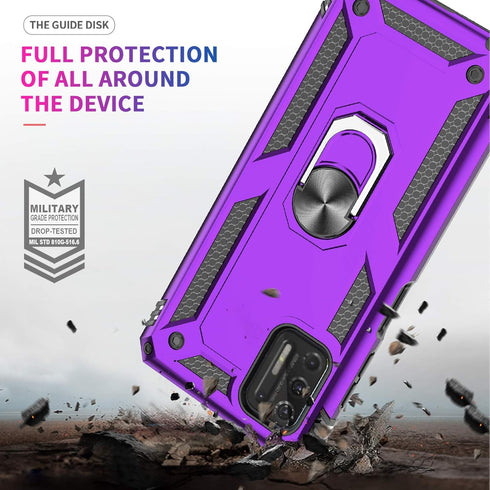 LeYi for Moto G Stylus Phone Case 2021, with 2 Tempered Glass Screen Protector, Military Grade with Kickstand