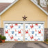 GNAKT AREWG 13x6ft Summer Garage Door Banner Cover Crab Starfish Shell Conch Garage Door Decoratons Banner for Indoor