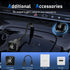 iGENJUN 2026 Wireless CarPlay Adapter Upgrade Mini Design, USB/USB-C Plug & Play Converts CarPlay to Wireless - Easy