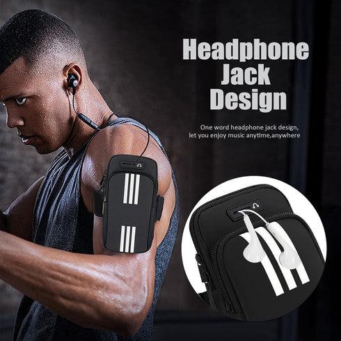 Phone Holder for Running Armband, Cell Phone Purse Crossbody for Women Men Kids, iPhone 15 14 13 12 11 Pro Max, Galaxy