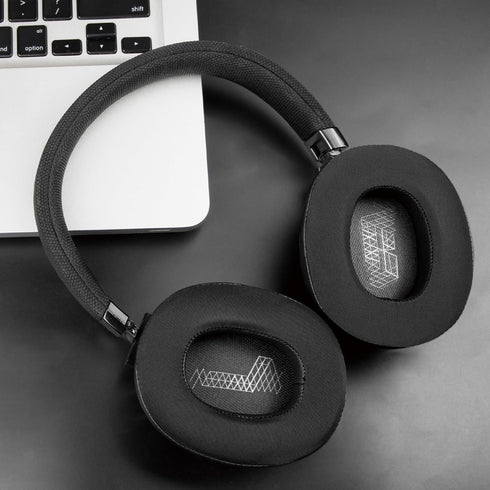 SOULWIT Cooling Gel Replacement Ear Pads for JBL E65 (E65BT E65BTNC)/Live 650 (650NC 650BTNC) Headphones, Black
