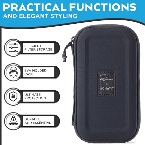 NOMATIC McKinnon Filter Case - Camera Case for Lens Filters, Fits up to 6 82mm Filters, Weather Resistant EVA Foam