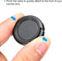 PATIKIL 28mm Lens Cap, 4 Pack Sides Pinch Snap Camera Lens Cover for Front Lens with Cloth