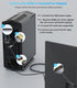 Reborn HDMI to DisplayPort Adapter, 4K@60Hz HDMI Male to DP Female Converter for Laptop, PS5, Xbox