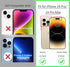 Tempered Glass 3PCS Rear Camera Lens Protector for iPhone 14 Pro/14 Pro Max - HD Clear Full Coverage Guard