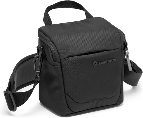 Manfrotto Advanced Shoulder Bag S III, Camera Bag for Mirrorless Camera with Lens, Tripod Mount & Rain Cover