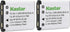 Kastar 2 Pack Battery Compatible with Olympus Li-42B, Li-40B, Li42B, Li40B, FE-230, Pentax D-Li63, Fuji NP-45, NP-45A,