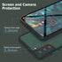 MATEPROX Clear Slim Case for Samsung Galaxy S22 Plus, Shockproof Bumper Cover for Samsung S 22+ 5G, Pine Green