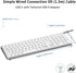 JKSML 102 2.4 12 Programmable Wireless Keyboard with Keys, Bluetooth and GHz Wireless, Low Profile, Number Pad, Fluid