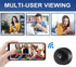 senri 3 Pack 1080P Mini Security Camera, HD WiFi Home Indoor Outdoor Camera for Baby/Pet/Nanny, IP Camera Remote