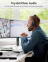 Headset (3.5mm Wired Headphones with Microphone for PC, On-Ear Computer Laptop USB with Noise Cancelling Microphone