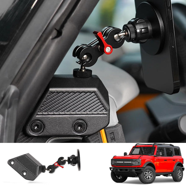 Mabett Magnetic Phone Holder for Ford Bronco 2021-2024, Adjustable Angles 360° Phone Holder Mount