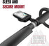 KOM Cycling Wahoo Elemnt Mount, Compatible with Multiple Wahoo Computers, Out Front Computer Mount (White)