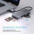 USB to HDMI Adapter, 5-in-1 USB Hub 3.0 with 1080p HDMI for PC Laptop, 2 USB Ports, SD/Micro SD Reader