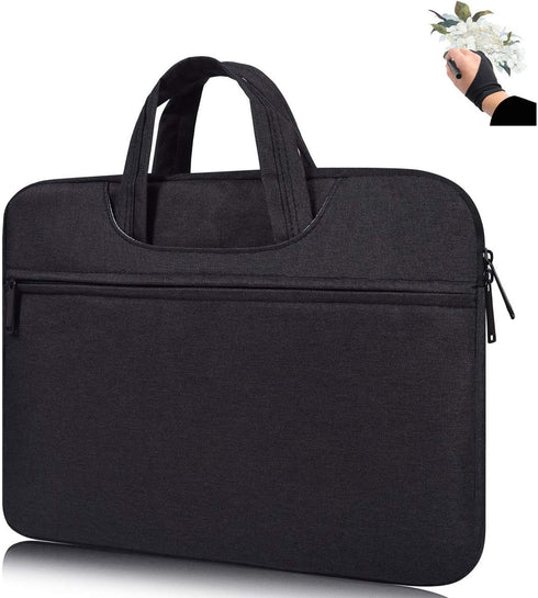 Portable Drawing Tablet Monitor Case for Huion KAMVAS 13, Compatible with Wacom One DTC133 (Black)