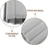 2 Pack Backpacks KICHOUSE Camera Bag Dividers Lightweight Padded Insert Organizer with Shock Absorbing Walls for Dslr