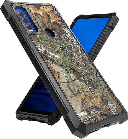 Ailiber AT&T Motivate Max Phone Case (U668AA), Cricket Ovation 3 Case with Screen Protector, Shockproof Corners TPU