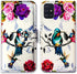 Wallet Case for Galaxy A51, Hummingbird in Flowers Leather Flip Cover with Card Slot Holder Kickstand for Samsung