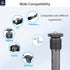 INNOREL ER282C Universal Carbon Fiber Tripod with 10 Layers, Center Column Extension for DSLR Cameras