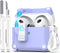 R-fun AirPods 3rd Generation 2021 Charging Case Cover, Full Drop Protection with Cleaner Kit & Keychain, White/Lavender