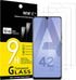 NEW'C 3 Pack Screen Protector for Samsung Galaxy A42 5G, Galaxy M12, Tempered Glass, Case Friendly, Bubble Free