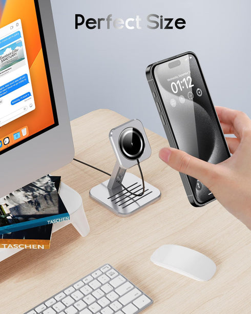 Magnetic Wireless Charger for Magsafe Charger - Made for iPhone 16/16 Pro/16 Pro Max/16 Plus/15/14/13/12 Series, 15W