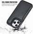 Wallet Case Compatible with iPhone 15 Pro Max (6.7"), Slim Protective Case with Card Holder and Screen Protective