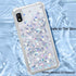 Samsung A10E Case: Clear Glitter Shockproof Phone Cover with Flowing Liquid Quicksand for Galaxy A10E - Silver