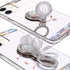 LUVI Diamond Glitter Case for iPhone 11, Mirror Makeup Cute Protective Cover with Bling Crystal Ring Holder