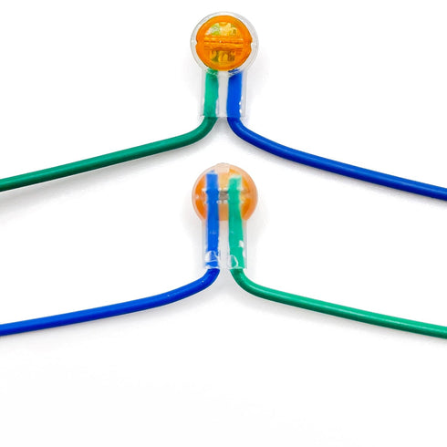 LIUJINCAN 100PCS UY2 K2 Network Cable Connectors - Telephone Wire Gel-Filled Connectors Waterproof Button