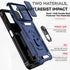 Motorola Moto G Power 5G 2024 Case with Slide Camera Cover, HD Screen Protector, Magnetic Ring Holder & Kickstand, Navy