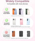 CAPRARO 360 17/16/15/14/16 Magnetic Phone Ring Holder for MagSafe, Dual-Side Magnetics, Rotation Gym Phone Stand Grip