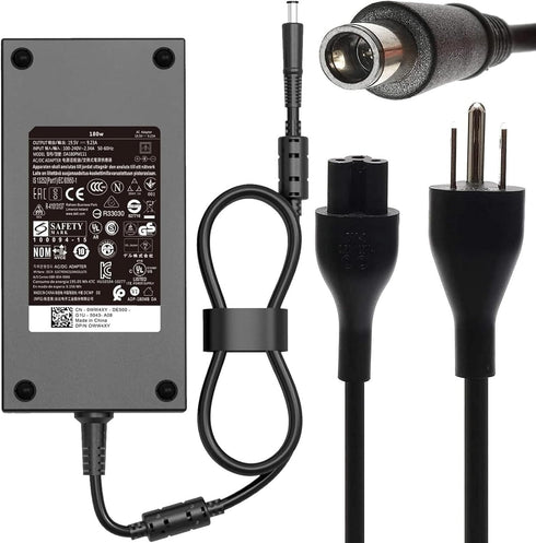 Original 180W 19.5V 9.23A AC Laptop Charger for Dell Precision 7510 7520 7530 7540 7550 7560 3530 7730 5530