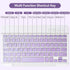 Keyboard Case for iPad 10.2" 9th/8th/7th Generation, Purple, with Detachable Bluetooth Keyboard and Pencil Holder