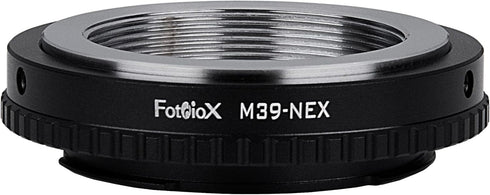 Fotodiox Lens Mount Adapter, Compatible with M39 / L39 Russian and Leica Screw Mount Lenses to Sony E-Mount Cameras