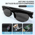 ITHUGE 8Hr IPX5 35g Smart Bluetooth Sunglasses for Men Women, Battery Hands-Free Calling & Music, Waterproof Audio
