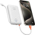 Power Bank 20000mAh 30W Fast Charging Portable Charger with Built-in Cables & LED Display for iPhone, Samsung