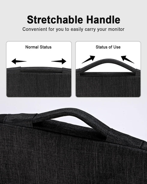 Banero 15.6/16.1-inch 15.6/16.1" Portable Monitor Case with Acessories Storage, Sleeve for Most Portable Monitors