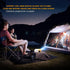 Smart Projector, Portable 6000 Lumens LED Mini Projector, 1080P Home Theater Video Projector for Outdoor Recreation