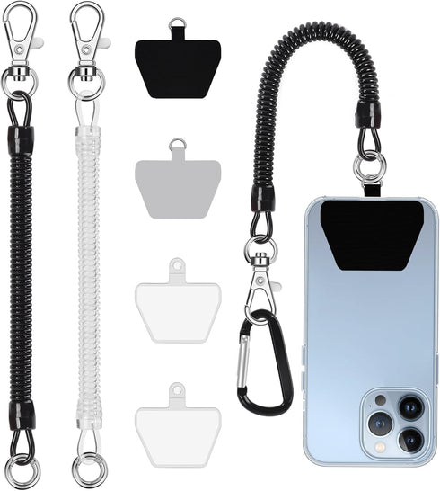 takyu Phone Leash with Phone Tether Tabs for Outdoor Skiing Hiking Cycling