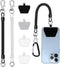 takyu Phone Leash with Phone Tether Tabs for Outdoor Skiing Hiking Cycling