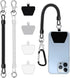 takyu Phone Leash with Phone Tether Tabs for Outdoor Skiing Hiking Cycling