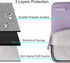 MOSISO Laptop Sleeve Bag, Compatible with MacBook Air/Pro 13-13.3 inch, Vertical Case with Pocket, Purple