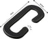 SATINIOR 4 Pack 11 mm PU Leather Foam Face Replacement Cover Pad, Memory Foam Compatible with HTC Vive Headset, Black