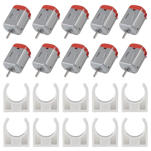 DWEII 20pcs 130 3V -12V 25000 Micro DC Motor Strong Magnetic Brushed Electric DC RPM Cars Toys Electric,High Speed