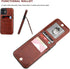 KIHUWEY Wallet Case for iPhone 12 / 12 Pro with Credit Card Holder, Premium Leather, Magnetic Clasp, Heavy Duty Cover