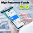 JOTO Universal Waterproof Phone Case - Up to 7" for iPhone 16 15 14 13 Plus Pro Max, IPX8 Dry Bag, Green
