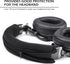 BlingKingdom Zippered Headband Cover for Headphones - Black