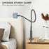 Voinap 17 16 15 14 13 12. Gooseneck Phone Holder for Bed Laying Dowm, Magnetic Cell Phone Stand for Desk Headboard